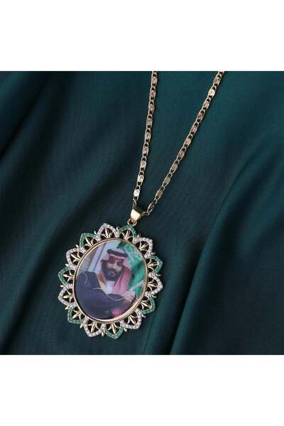 Generic قلادة فاخرة بصورة ولي العهد #E4