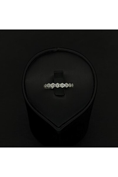 Generic خاتم زركون دقة الماس باصدار خاص لون فضي بضمان على اللون ABH-8370/1RW