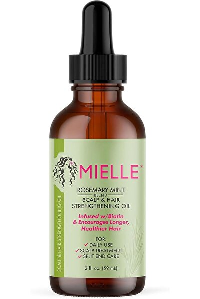 SLIMTA زيت أورجانيكس لنمو الشعر بنكهة إكليل الجبل والنعناع (59 مل)