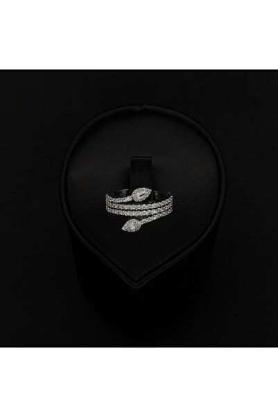 Generic خاتم زركون دقة الماس باصدار خاص لون فضي بضمان على اللون S-7825/13W