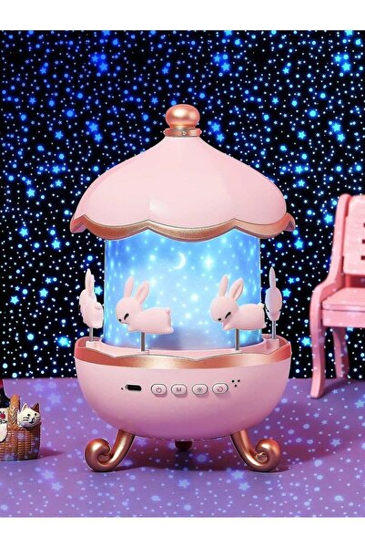 Generic جهاز عرض ضوئي ليلي على شكل أرنب دوار، سلسلة السماء المرصعة بالنجوم