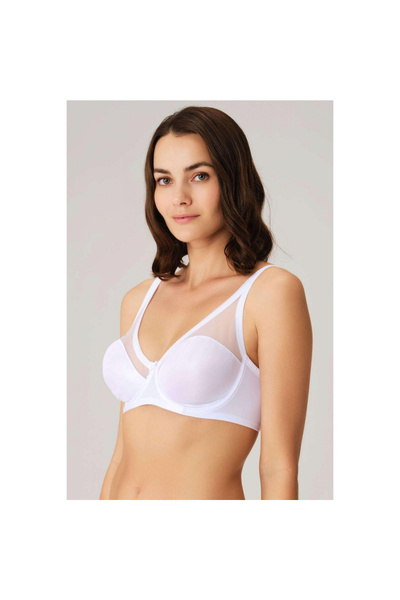 MİRALİVE Underwire Non-Supported Non-Padded Gathering Daily Classic Reducing Bra