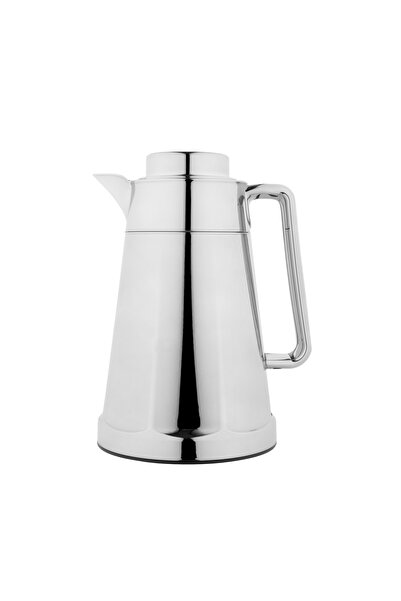 ALSAIF Maya Thermos for Coffee or Tea, Elegant design to suit all tastes, 1 liter, chrome