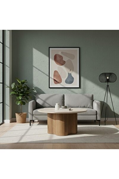 DEC13 A modern, round coffee table for your home