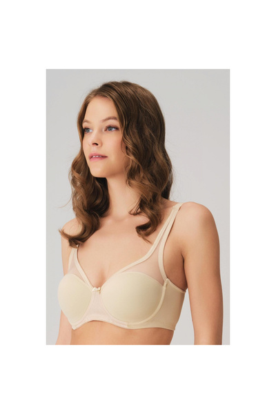 MİRALİVE Underwire Non-Support Padding Recovery Soft Sponge Casual Classic Reducing Bra