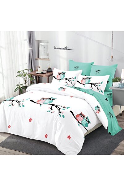 lumixauto Double Bed Linen Set 6 Pieces