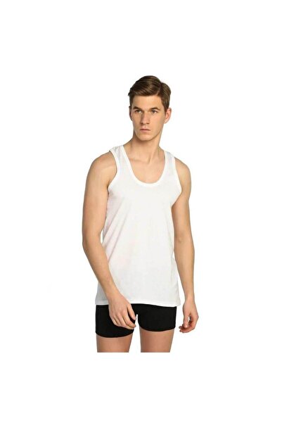 Tutku Erkek Askılı Atlet 6 lı pk Beyaz XL / 4 Numara