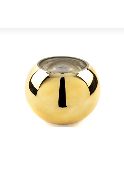 Stor Mikasa moor gold yuvarlak cam vazo 20cm