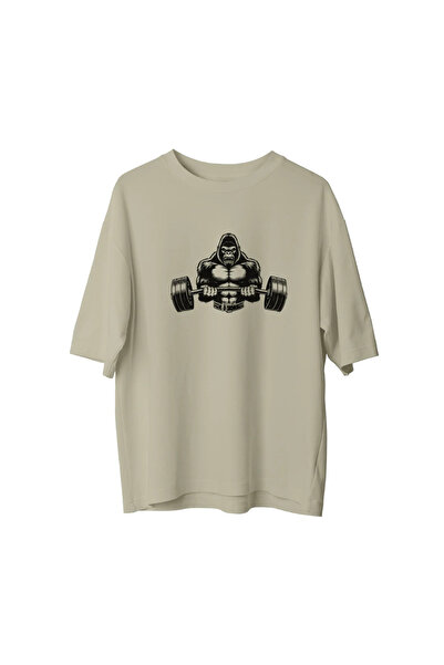 CANDLEMASTORE Gorilla Gym - Oversized T-Shirt