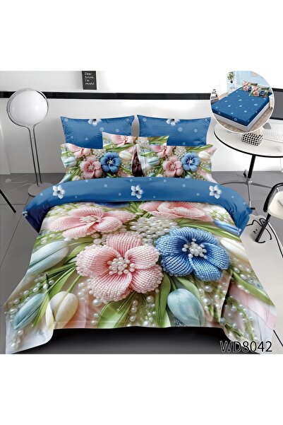 lumixauto Double Bed Linen Set 4 Pieces, NEW