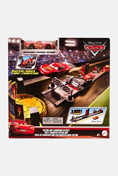 Disney Cars Piston Cup Launching Playset, Multicolor