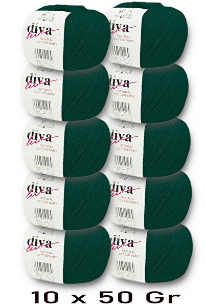 Diva İplik Premium Amigurumi Ipi Punch (Panç) Baby Soft Cotton 500 Gr (Pack o...