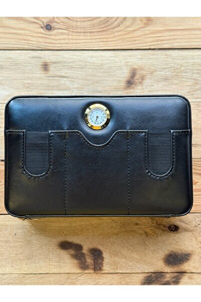 COHİBA Puro Seyahat Çantası Kesici ve Çakmak Dahil İspanyol Sediri İçi 7 Puro...