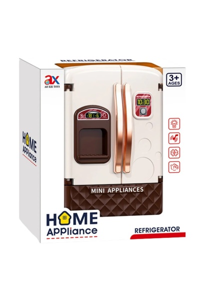 Toy Set frigider pentru copii, cu accesorii alimentare, electrocasnic, 3+