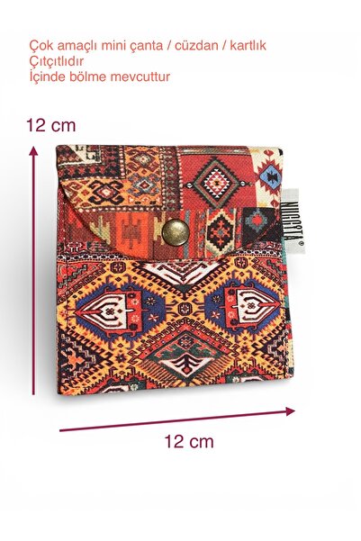 Nuggita Multi-Purpose Mini Bag / Wallet / Card Holder - Ethnic Patterned