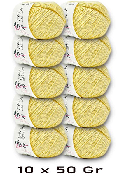 Diva İplik Преміум Амігурумі Іпі Панч (PANÇ) Бебе М'яка бавовна 500 г (10 рул...