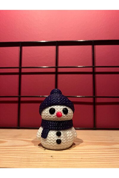 Gena Yılbaşı konseptli kardan adam süslemesi,figürü