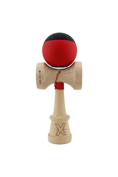 Flippy Kendama X Original, Flippy, KING SIZE V3, Lemn 18 cm, Coardă 55 cm, Ne...