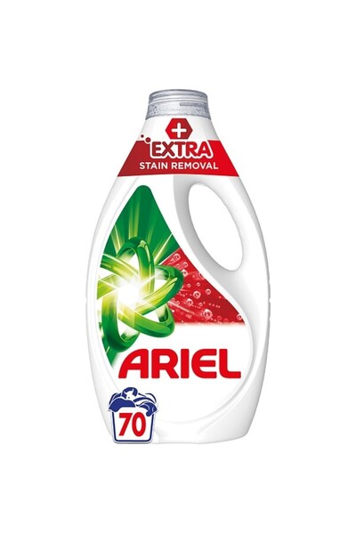 Ariel Liquid Detergent Extra Stain Removal, 3.15 L, 70 Washes