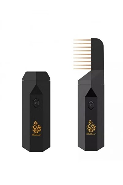 SP ISNUP مبخرة كهربائية فاخرة للشعر مبخرة شعر مع مشط ناعم وحامل بخور قابل لإعادة الشحن عبر USB