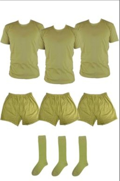 bteks طقم مكون من 3 قطع من الملابس الداخلية والجوارب