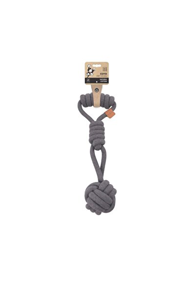 M-PETS Coto Pull-Along Knitted Dog Toy Gray 36 cm