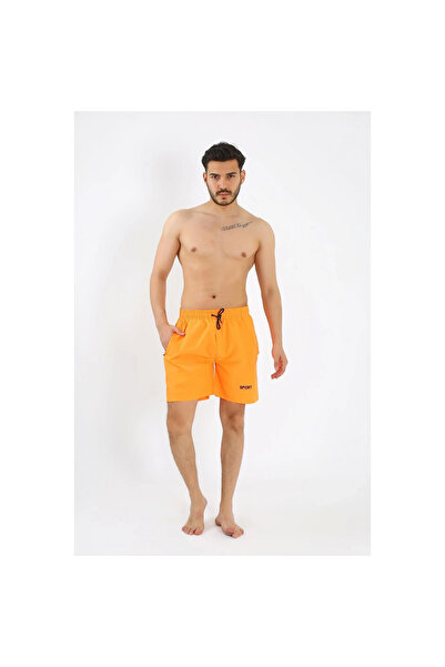 Narnuga Mi̇ray- Men's Orange Swim Shorts