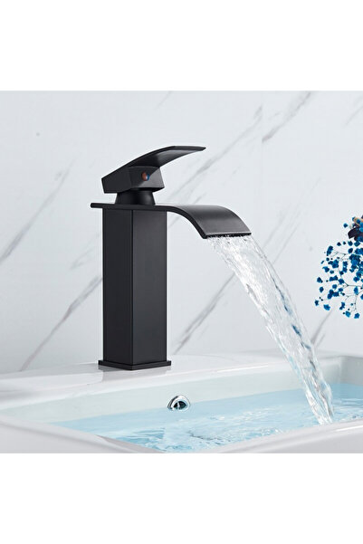 Novara Black Basin Faucet Type Waterfall