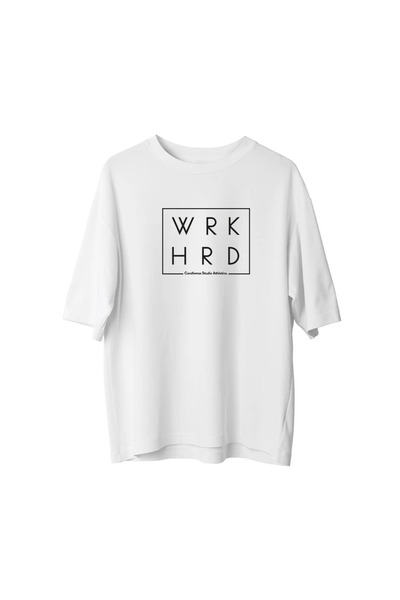 CANDLEMASTORE Work Hard - Oversized T-Shirt