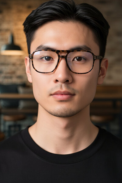 HabeQ Blue Light Protective Optical Compatible Glasses Interchangeable Eyeglass Lenses Replaceable Men's