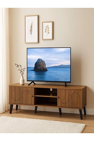 BEC13 Modern wooden TV stand, 160 cm - Stylish and contemporary design