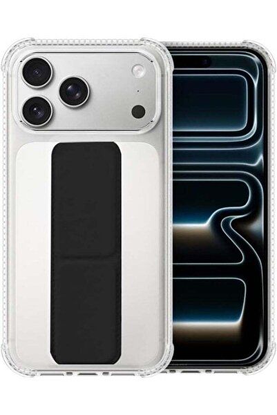 Generic Back Protection Cover with Finger Holder Compatible with iPhone 17 Pr...