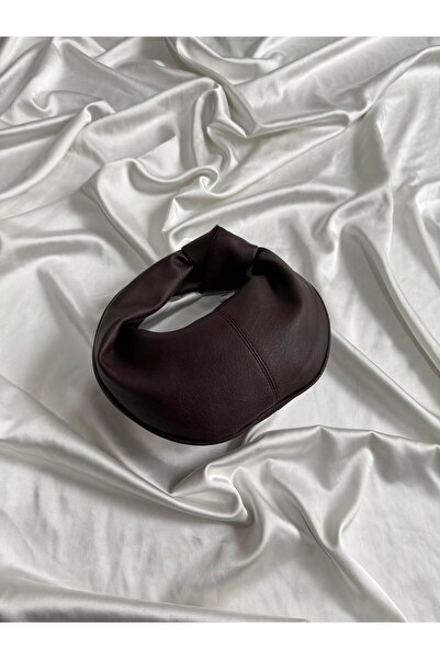 Mia Collection Geantă de mână și de umăr pentru femei, model Köln, maro fierb...