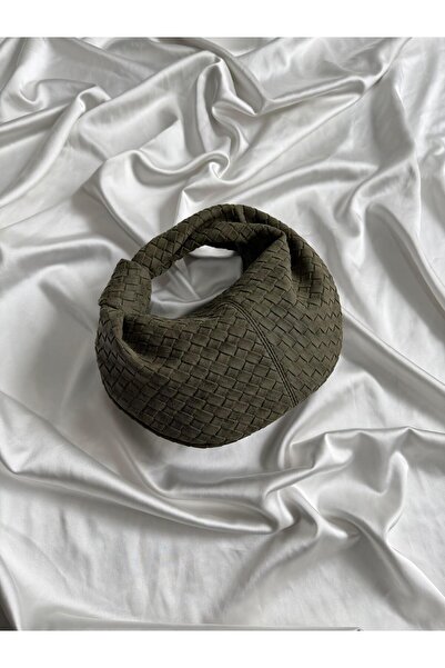 Mia Collection Geantă de mână și de umăr pentru femei, model Köln, Botte Khaki