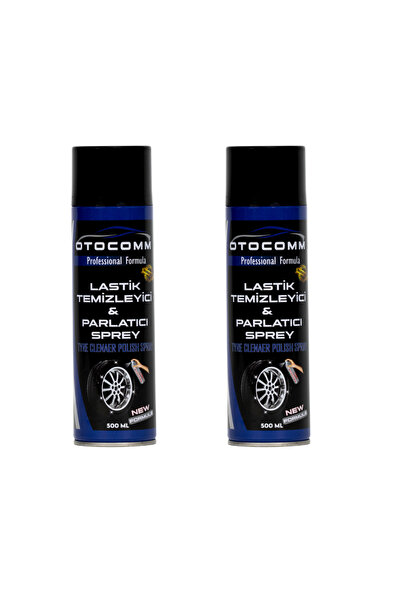 OTOCOMM Lastik Temizleme ve Parlatma Spreyi 2'li Paket