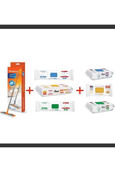 Sleepy COMPLETE PROMO PACKAGE - MACROMAXL Easy Clean wet mop Easy Clean multi-surface wet wipes