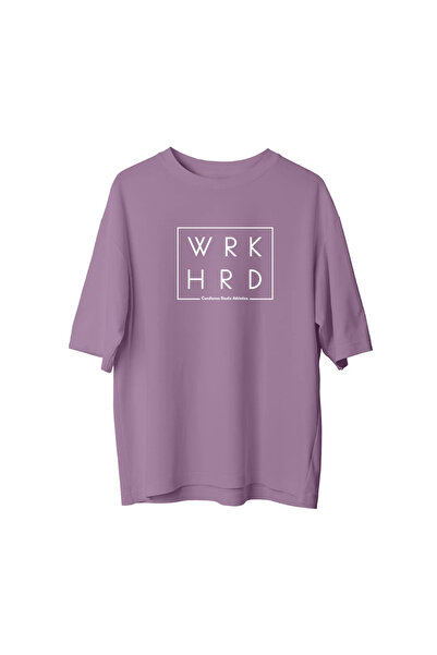 CANDLEMASTORE Work Hard - Oversized T-Shirt