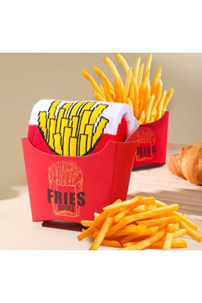 Generic French Fries Socks - One Pair