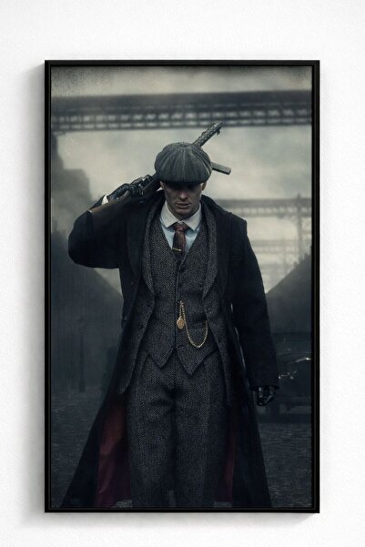 BuzzDesigns Peaky Blinders Thomas Shelby Temalı Karanlık Stil Tablosu (Çerçev...