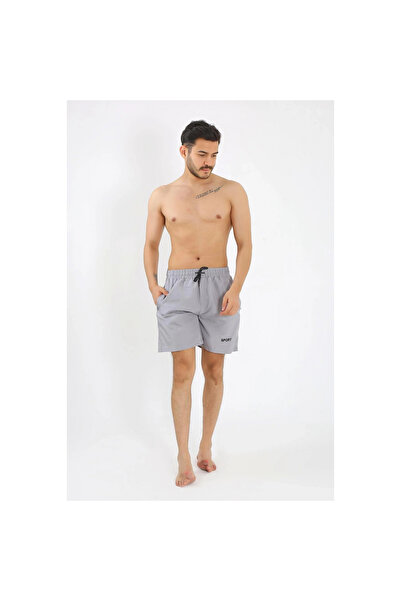 Narnuga Mi̇ray- Men's Gray Swim Shorts