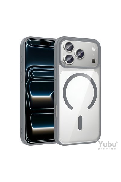 yubu iPhone 17 Pro Max Compatible Colorful Magsafe Case Shock-Absorbing Silicone, Camera Protection, Flexible