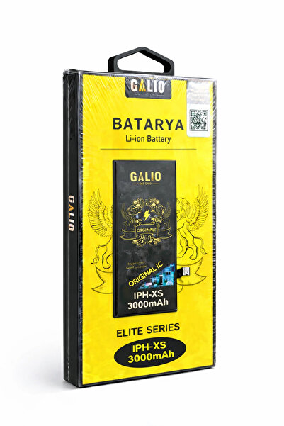 EİMA GALIO Elite Series iPhone XS Uyumlu Batarya 3000mAh Li-Ion Orijinal IC