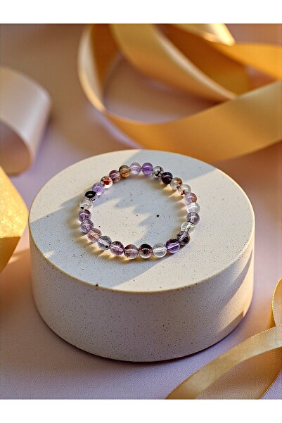 Walue سوار من الأحجار الطبيعية من أميترين بجودة A+ - معتمد > إصدار مميز