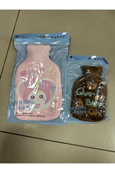 u-toys İkili sıcak su torması ufak boy ve buyuk boy sıcak su topması peluşlu ...