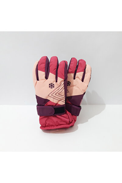 renkli çiçekler Children's Gloves 9-12 Years Old Winter Gloves Snow Gloves Children's Gloves