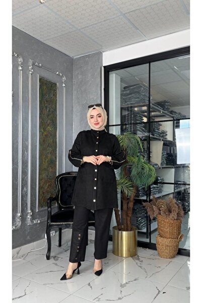 Zümra Tesettür Moda Miray Süet Takım