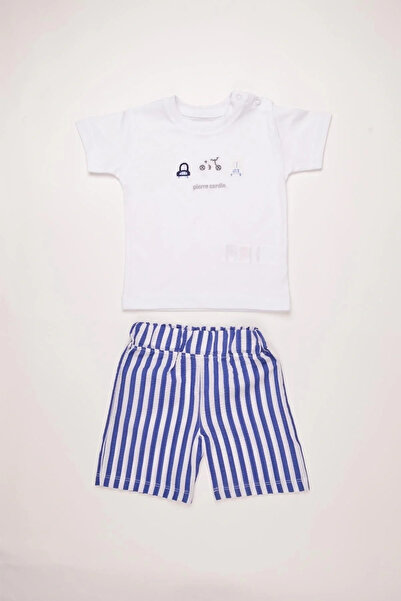 Pierre Cardin طقم شورت صيفي للأولاد قطن 100% 303533