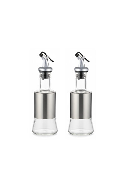 mawfoor Glass oil dispenser - 200ml 1+1