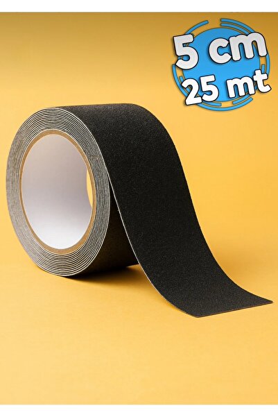 Piton Halı Zemin Merdiven Basamak Kaydırmaz Bant 50 mm 25 Metre