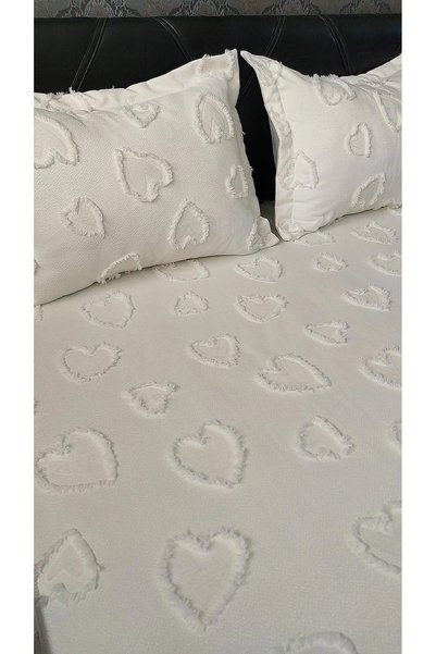 AYBERK HOME TEXTİLE Kalp Double Pique Set